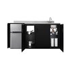 Summit 72" Wide All-In-One Kitchenette, ADA Counter Height CK72ADASINKR